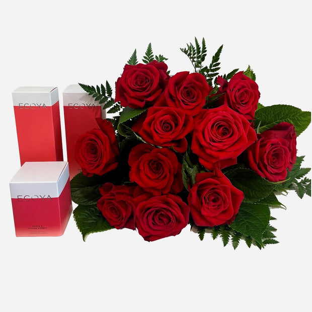 Valentines Day Roses & Ecoya